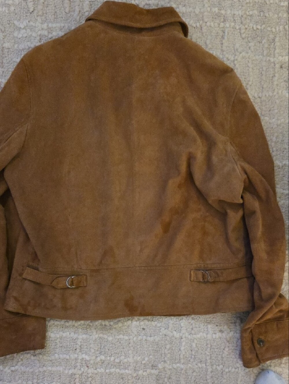Ralph Lauren Chestnut Suede Zip-Up Jacket, 12 - Picture 6 of 6
